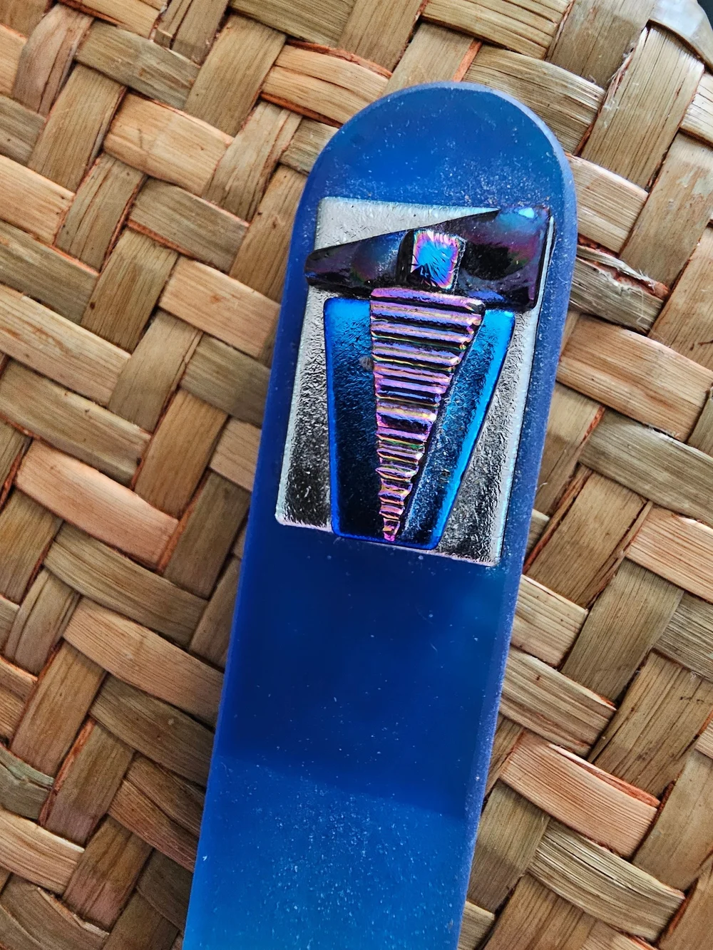 Nail File Hand Crafted With Dichroic Gass - includes case